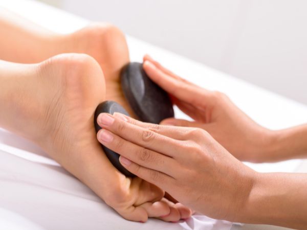 Hot stone massage at Hilton Hawaii Beach Resort and Spa